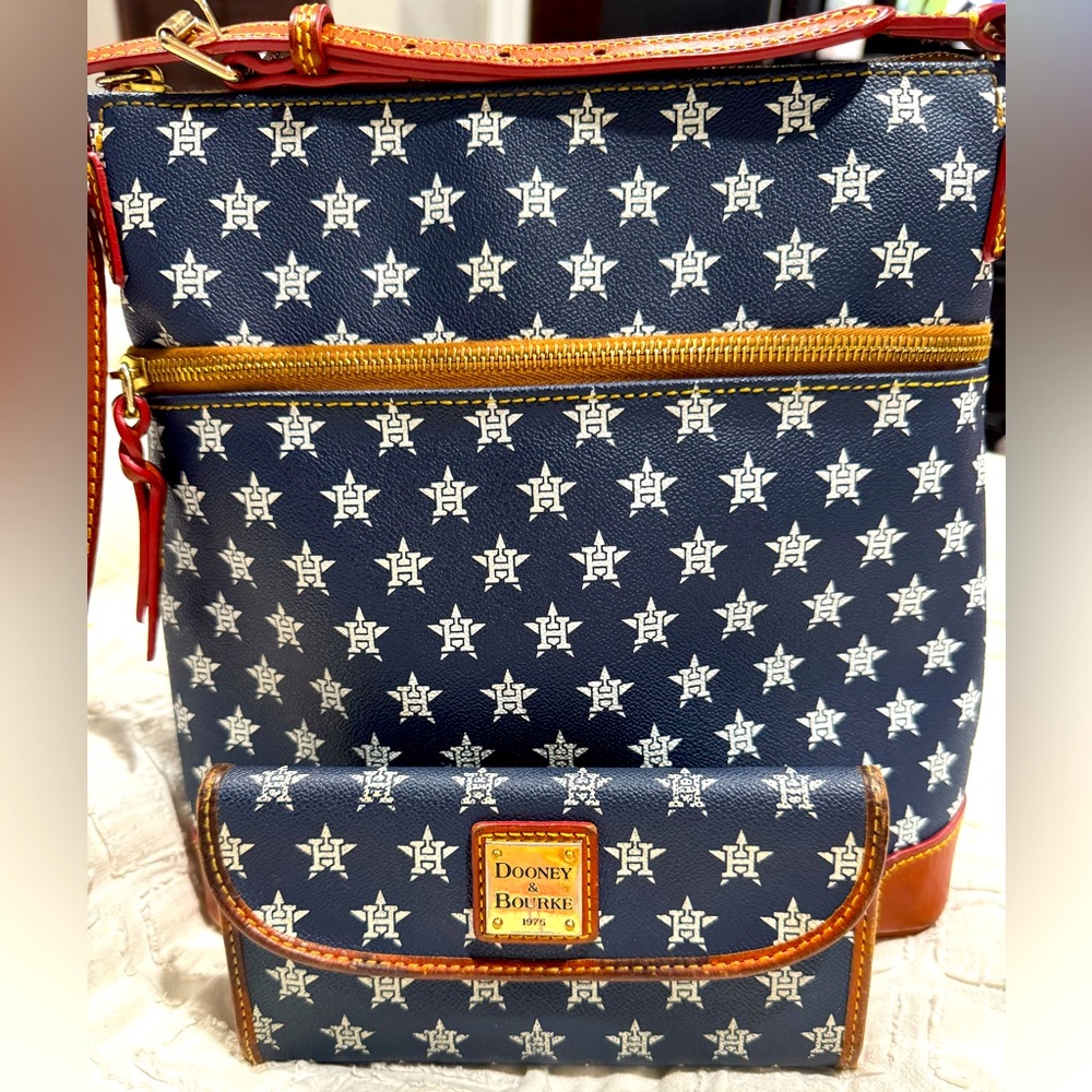 Dooney and Bourke Houston Astros Bag and Wallet